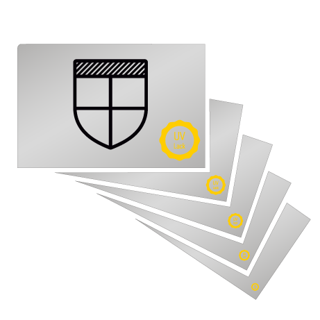 Visitenkarten | Silber | einseitig