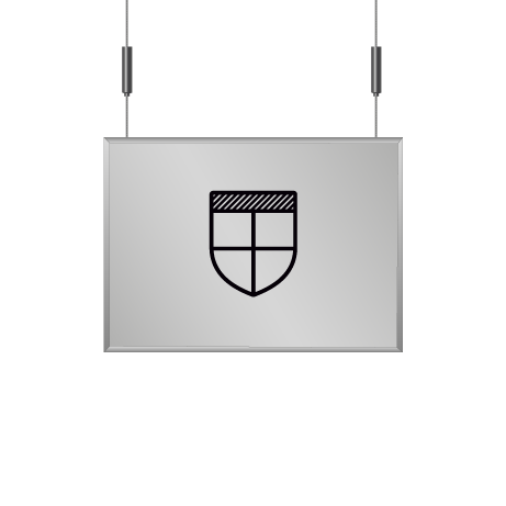 Deckenhänger | System Karlsruhe | DIN A4 quer