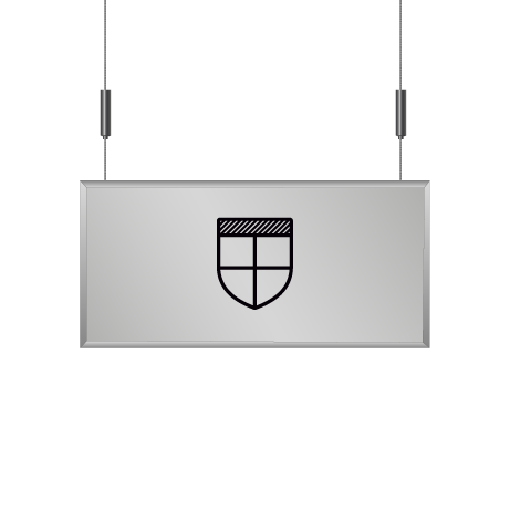 Deckenhänger | System Karlsruhe | 42 cm x 15 cm